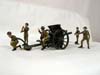 Toy Army Workshop, BS101, 18 PDR Field Gun and 6 Crew in action
